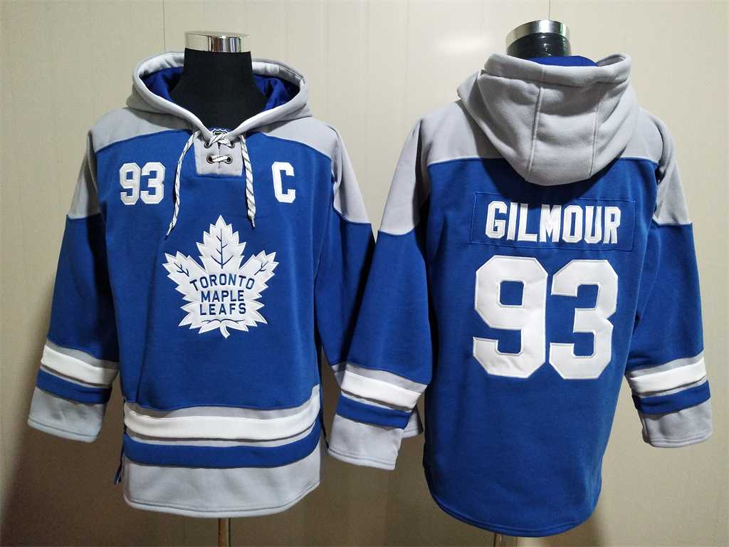 Maple Leafs 93 Doug Gilmour Blue All Stitched Sweatshirt Hoodie,We sell and wholesale Maple Leafs 93 Doug Gilmour Blue All Stitched Sweatshirt Hoodie on line form chian!
